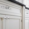 Single Hole Crystal Handles Zinc Alloy Drawer Knobs Luxury Cabinet Knobs  Home