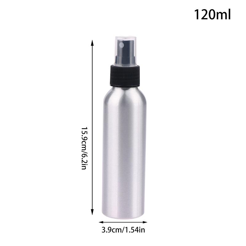 30/50/100/120/150/250/500Ml Empty Aluminum Spray Bottle Cosmetic Bottle Mini Metal Atomizer Bottles Travel Size For Cosmetics