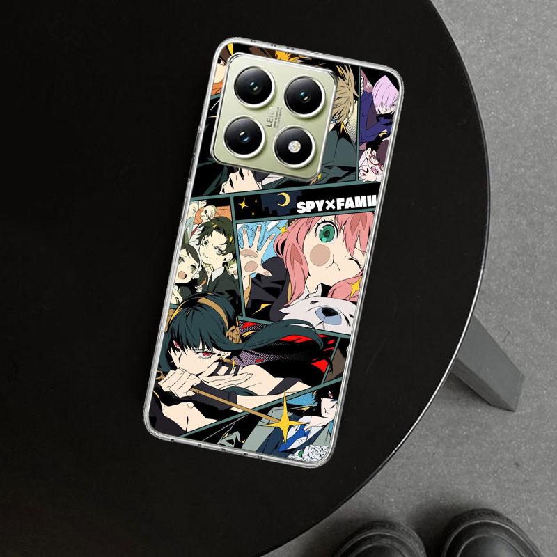 Anime S-Spy Family Anya Phone Case Cover for Xiaomi Redmi Note 15 14 13 12 11 Pro Plus 14S 12S 11S 11T 11E 10S 10 Customized Fun