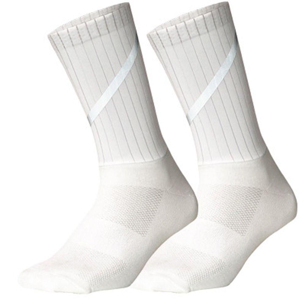 1 Pair Sweat-absorbent Sports Socks Reflective Mid Tank Sports Socks Cycling Socks  Racing