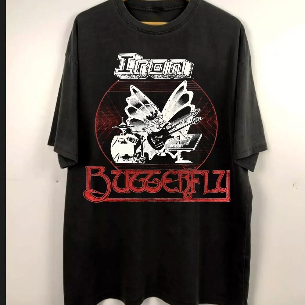 Hot Iron Butterfly Unisex Unisex S-235XL 9D139 Unisex T-Shirt XL