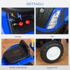 Ride-on Tractor for Kids with Trailer, Rake and Shovel, Educational Toy for Children 12-36 Months, 91x29x44cm, Blue