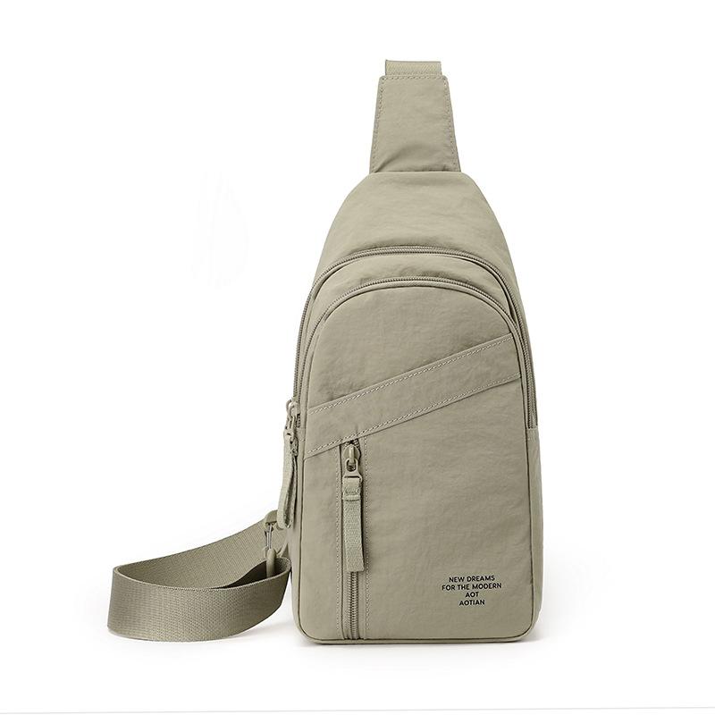 Men s Chest Bag Commuter Outdoor Crossbody Bag хаки
