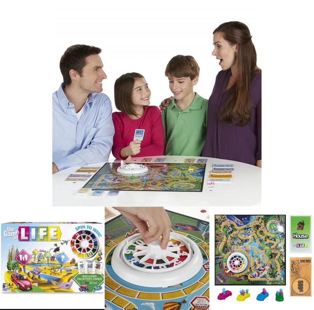 The Game Of Life English Card Deck Interactive Family Game For Game Night