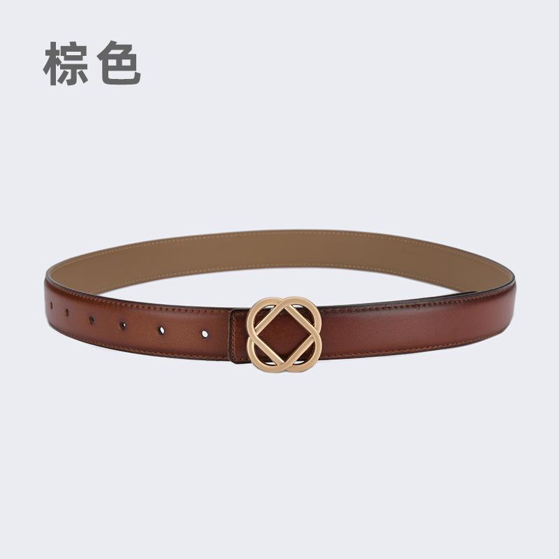 

Кожаный пояс для женского костюма из коровьей кожи с декоративным поясом для свитера 105cm