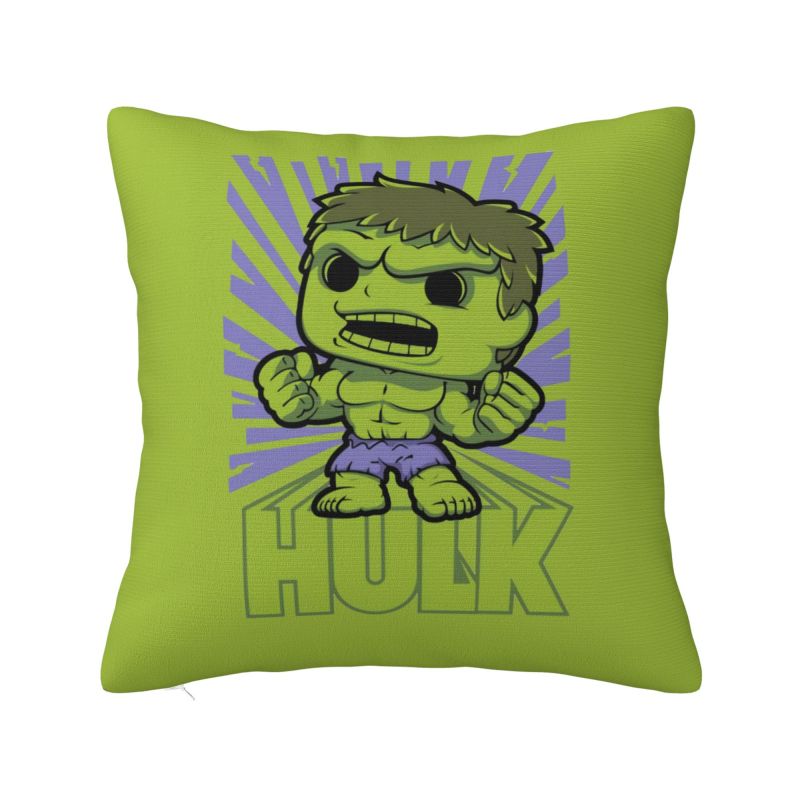 

Custom Luxury Hulk Superhero Cushion Covers 45x45cm Soft Throw Pillow for Car Square Pillowcase 12x12Inch