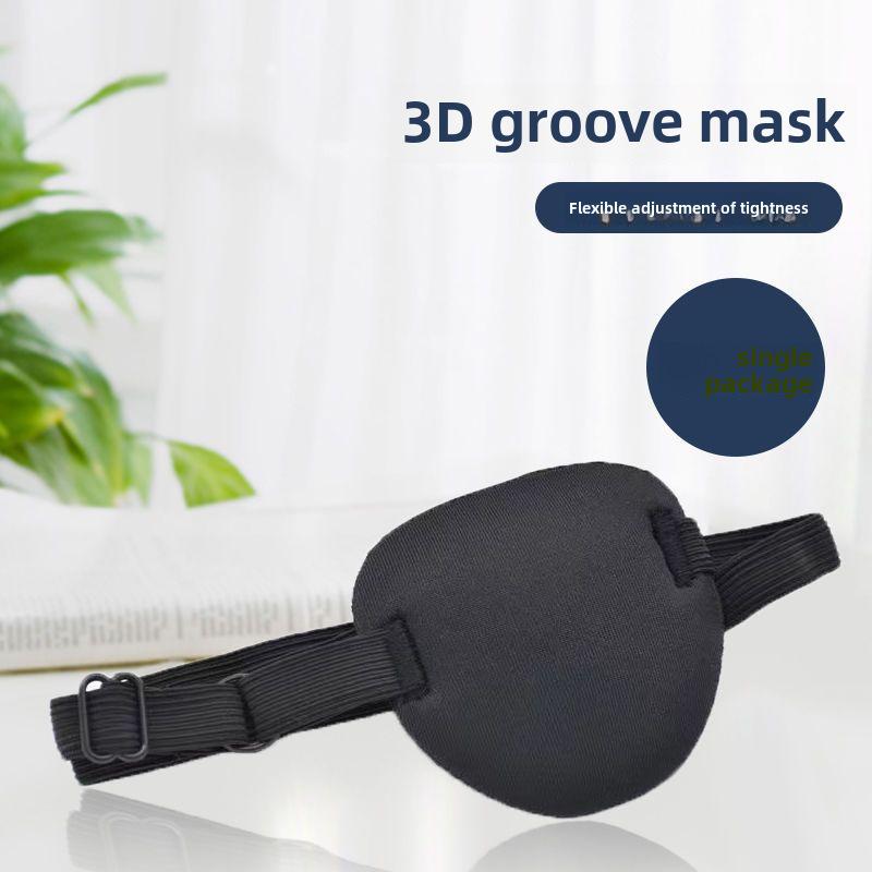 

Маска для сна «Одноглазый дракон» 3D: Маска для глаз Pirate Blackout с полным покрытием, корректирующая косоглазие, для взрослых и детей 3D One-Eyed Mask (For Both Eyes)