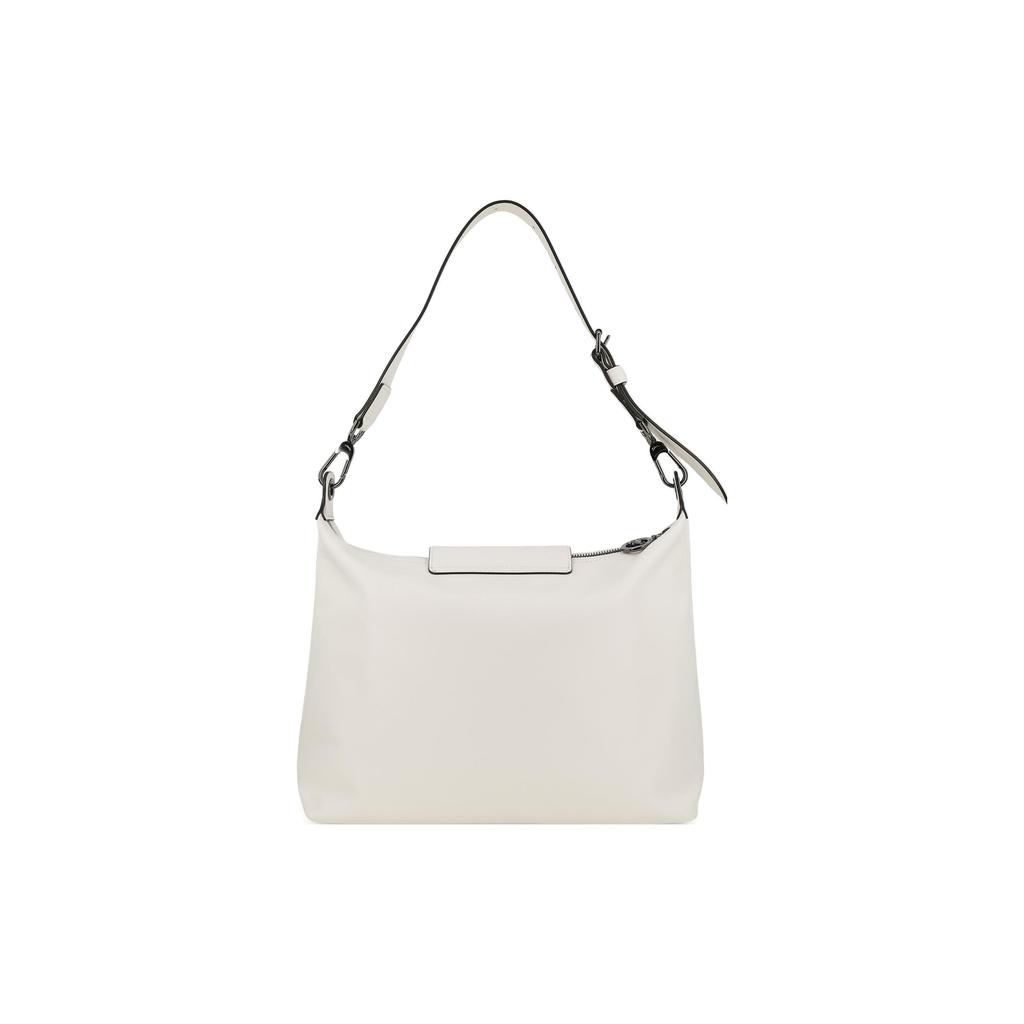 Longchamp Le Pliage Xtra 32 Snap Zipper Closure Leather Hobo Handbag Women handbags Beige 10189987037