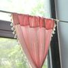 Embroidery Hollow Out Small Window Decorative Curtains Dining Room Bedroom Balcony Kitchen Semi-Blackout Curtains