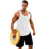 Men Vest Round Neck Sleeveless Summer Sport Vest Pure Color Outdoor Running Fitness Tank Tops Daily