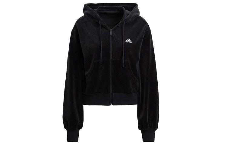 Adidas Jackets Women s Black Hooded Moderate Other H25101 S