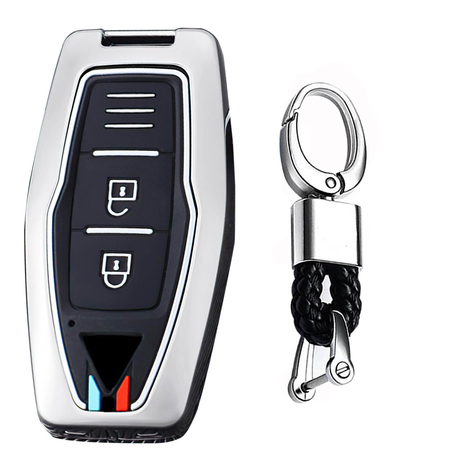[TECART] Mitsubishi Exclusive Key Case Outlander Key Chain New Outlander серебряный