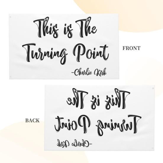 Yousheng Charlie Flag Anti-Wind Double Sided Freedom Banner UV Resistant Patriotic Garden Flag for Outdoor Decoration