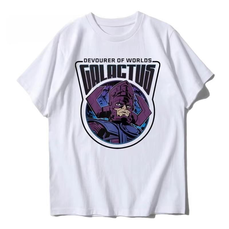 Authentic 2026 New Edition Fantastic Four Creative Print TShirt Summer Fashion LooseFitting Casual ShortSleeved Top