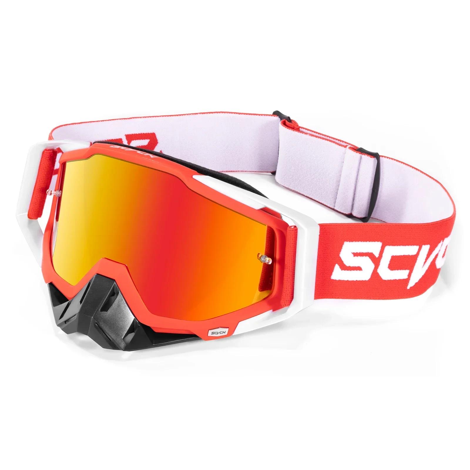 

SCVCN Windproof Sunglasses Motocross Glasses Motorcycle Man ATV Mask Protection Skiing Cycling Snowmobile Off-Road Snow Goggles