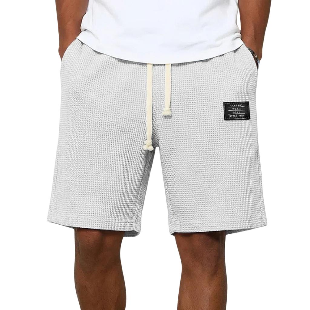 Men's Casual -Weave Drawstring Shorts