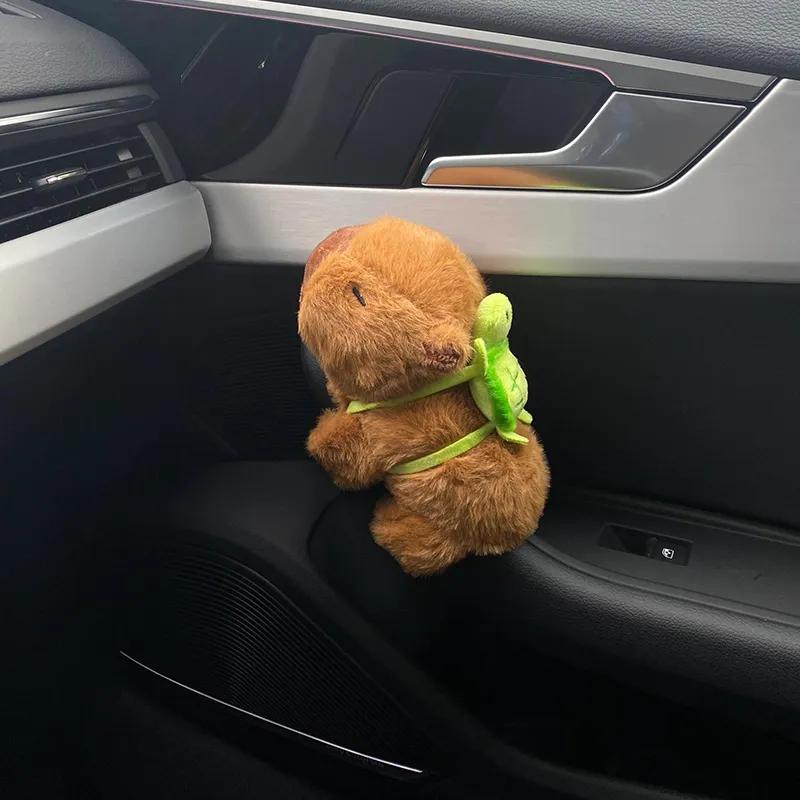 1-10PCS Snap Circle Kapybara Wrist Accessory Doll Doll Water Dolphin Cute Plush Toys Curtains Bicycle Car Party Decorations