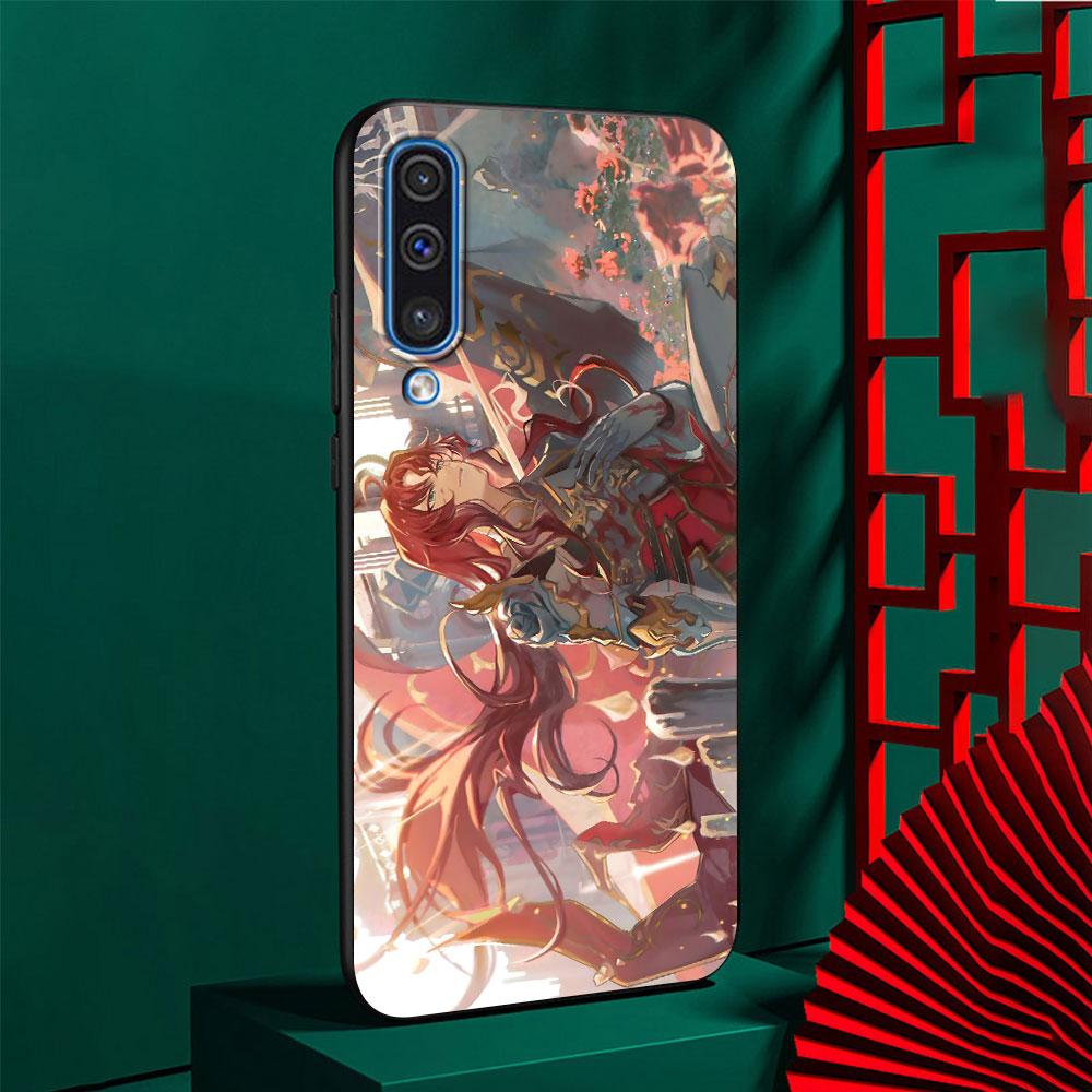 Argenti Honkai Star Rail Case for Samsung Galaxy A70 A70s A20e A02s A30s A50s A10 A20s A20 A30 A50 A03s TPU Black Phone Cover