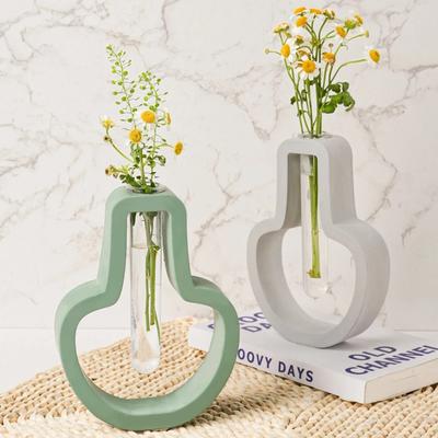 Silikonform für Vasen im nordischen Stil, einfache Form für Hydrokultur, Blumentopf, Basteln, Geschenke, Herstellung von Gips, Kunstharz, Gussformen für Heimdekoration