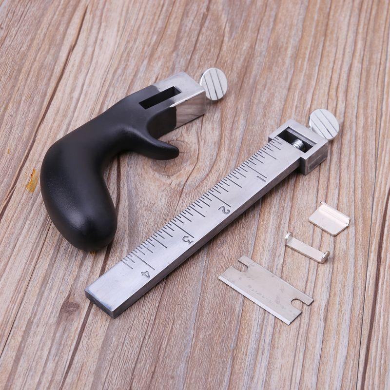 Professional Draw Gauge Leather Strap String Belt Cutter Hand Cutting Leathercraft Tools top sale