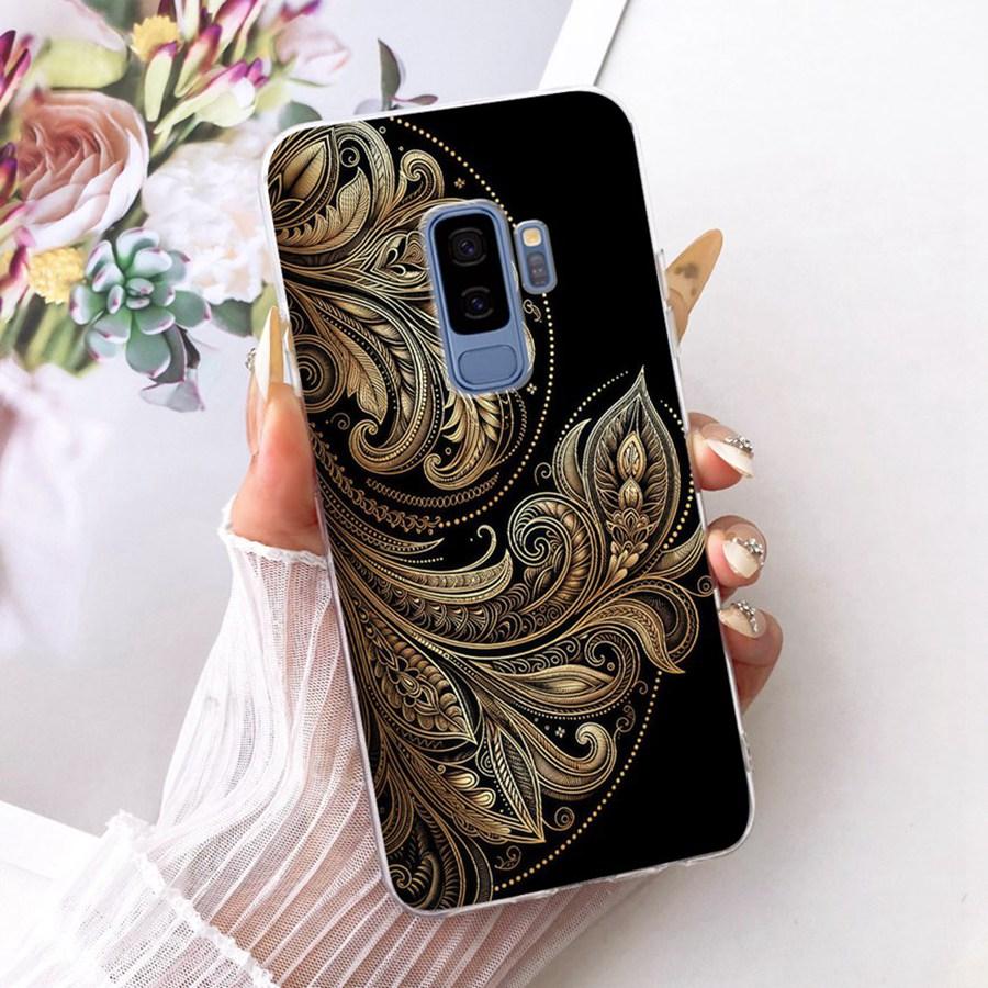 For Samsung Galaxy S9+ Case Soft Silicone Protective transparent Fashion Phone Case For SamsungS9 S 9 Plus Clear Cover Coque