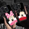 M-Minnie M-Mickey For iPhone 17 16 15 14 13 12 11 Pro Max Plus Phone Case Covers