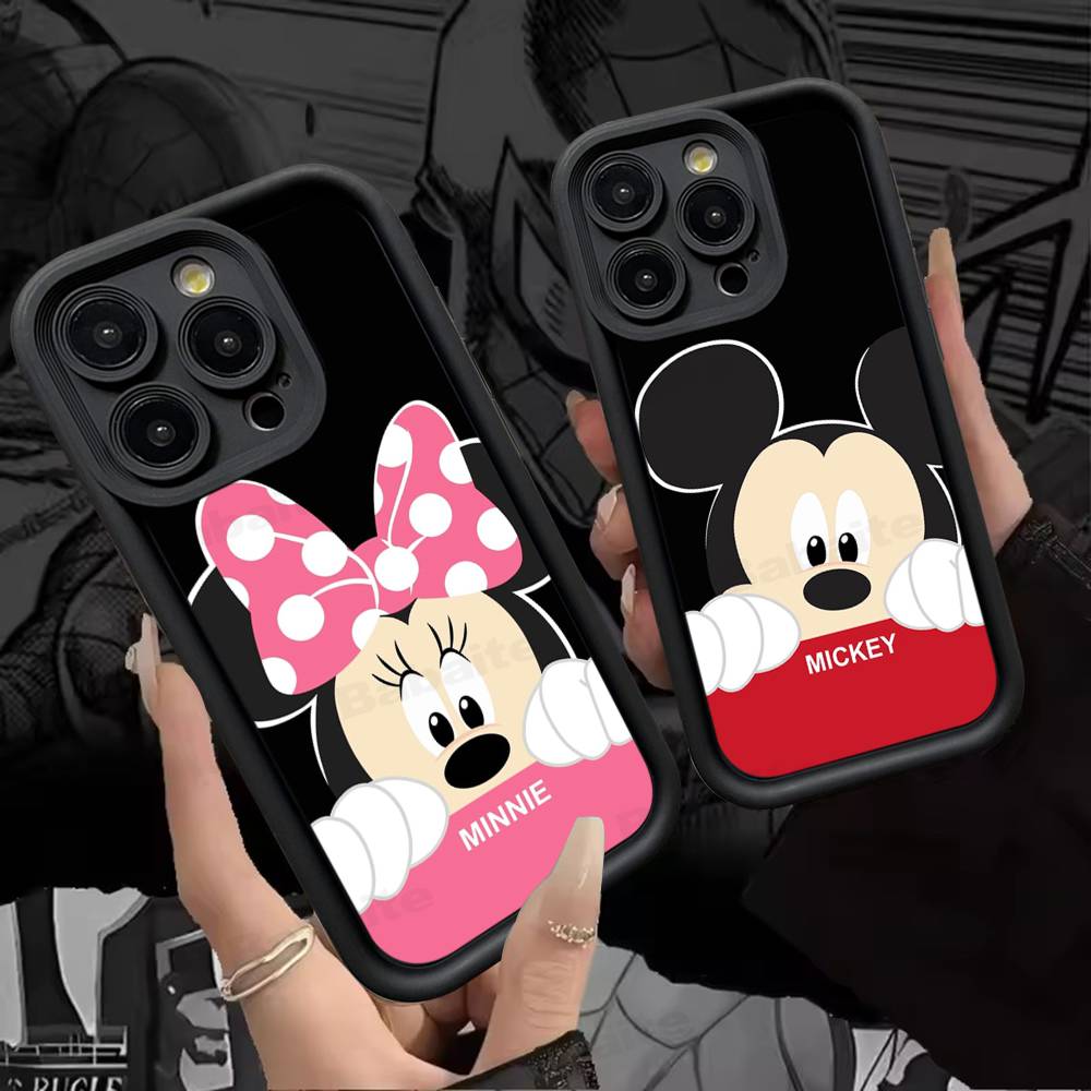 M-Minnie M-Mickey For iPhone 17 16 15 14 13 12 11 Pro Max Plus Phone Case Covers