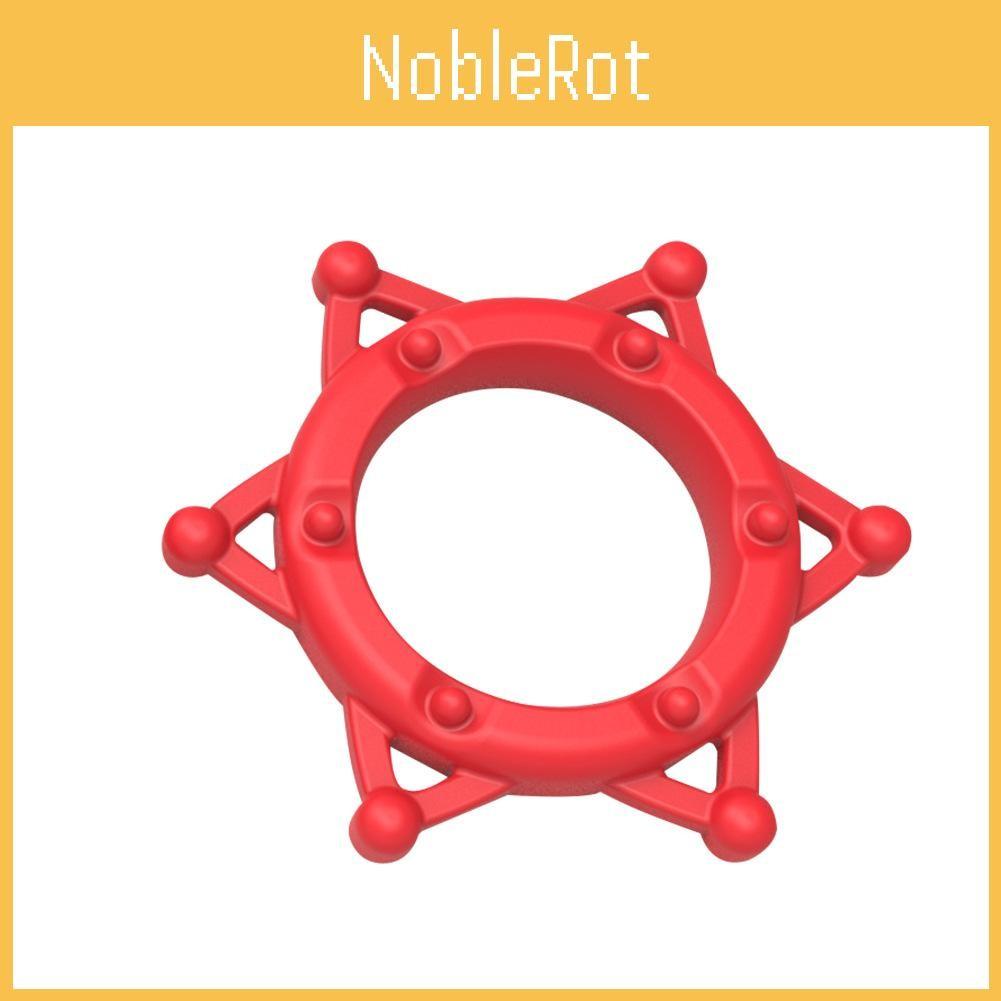 Hexagram Cock Mens Lock Penis Ring Adult Silicone Sex Toy Ejaculation Delay