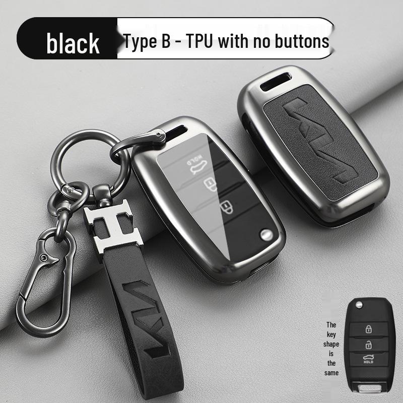 Kia Key Bag for K3 K4 K5, KX3 KX5/7, Sportage, Sorento, Niro, Kaicheng - Unisex Shell Buckle
