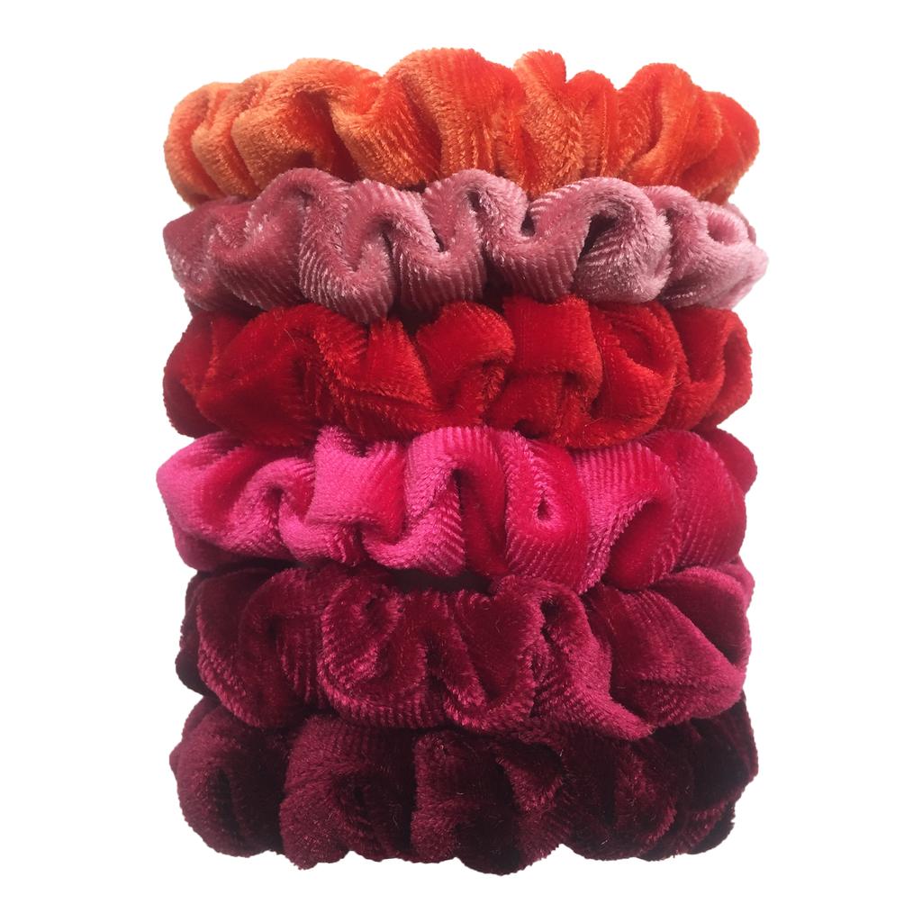 6pcs Scrunchies Women Velvet Scrunchy haar accessoires for boutique Cute Leopard High Quality Elastic Headwear Ponytail Hair Tie