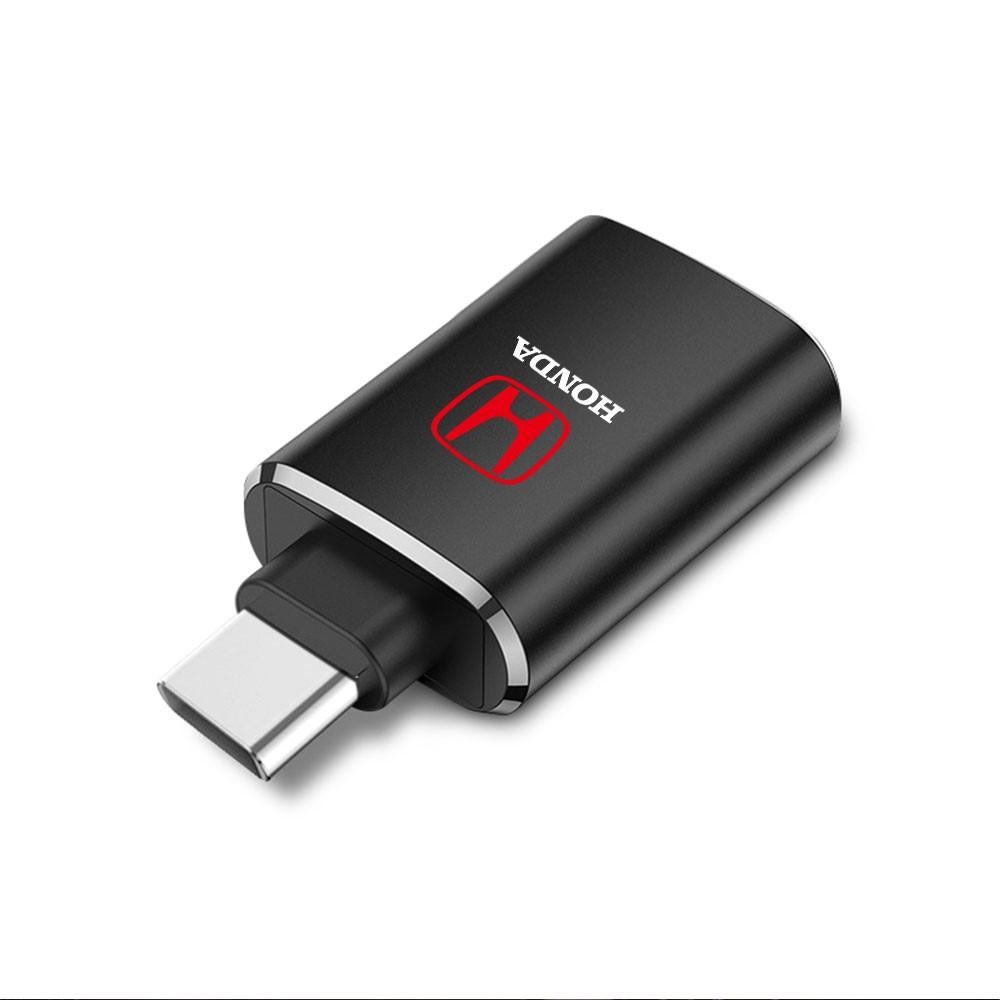 Car USB Cable Converter OTG Adapter Phone Charging Converter For Honda Civic CRV Hrv Jazz CITY Accord CR-Z VTEC Vezel Insight