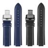 Modifikovaný konvexní kožený řemínek pro hodinky Casio řady EDIFICE EFS-S570YD ECB-10YD Pánský řemínek Náramek Řemínek Modrý 12mm 14mm