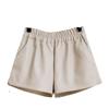 Women's High Waist PU Leather Shorts, New Autumn/Winter 2026 - Slimming, Versatile, Loose Wide Leg Design.