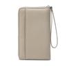 MDNGMDNG Women's RFID Blocking Leather Passport Wallet