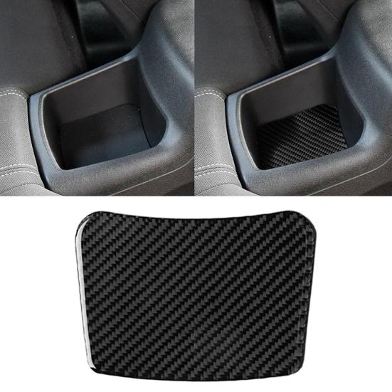 

Автомобильный задний ящик для хранения из углеродного волокна, внутренняя наклейка, декор для Chevrolet Camaro