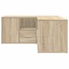 Eckregal Sonoma Eiche 160 x 40 x 45 cm Spanplatte