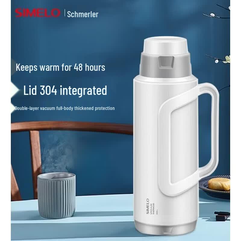 Semerl 2L Air Pressure Thermos Pot with Glass Liner