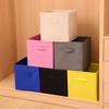 Foldable Lidless Non-Woven Fabric Storage Box for Clothes - Large Wardrobe Organizer Box