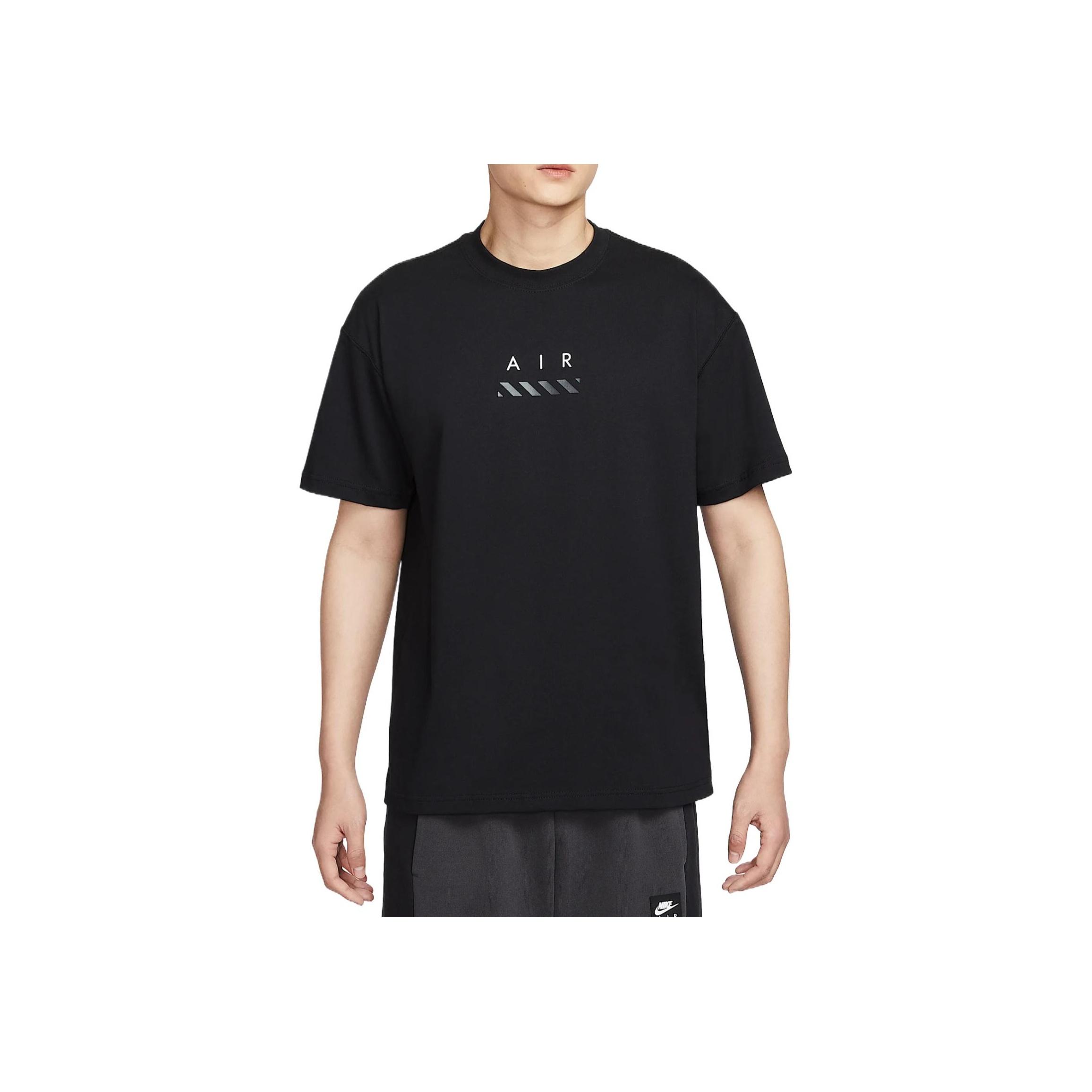 Nike Sportswear Minimalist Fashion Versatile Classic Short Sleeve T-Shirt Men Tops Black HJ0581010 XL