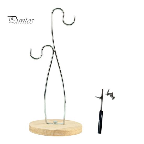 

Металлический держатель для банана с деревянным основанием. Прочная несущая способность. Высокая устойчивость. Простая сборка. Подставка для банана. серебряный