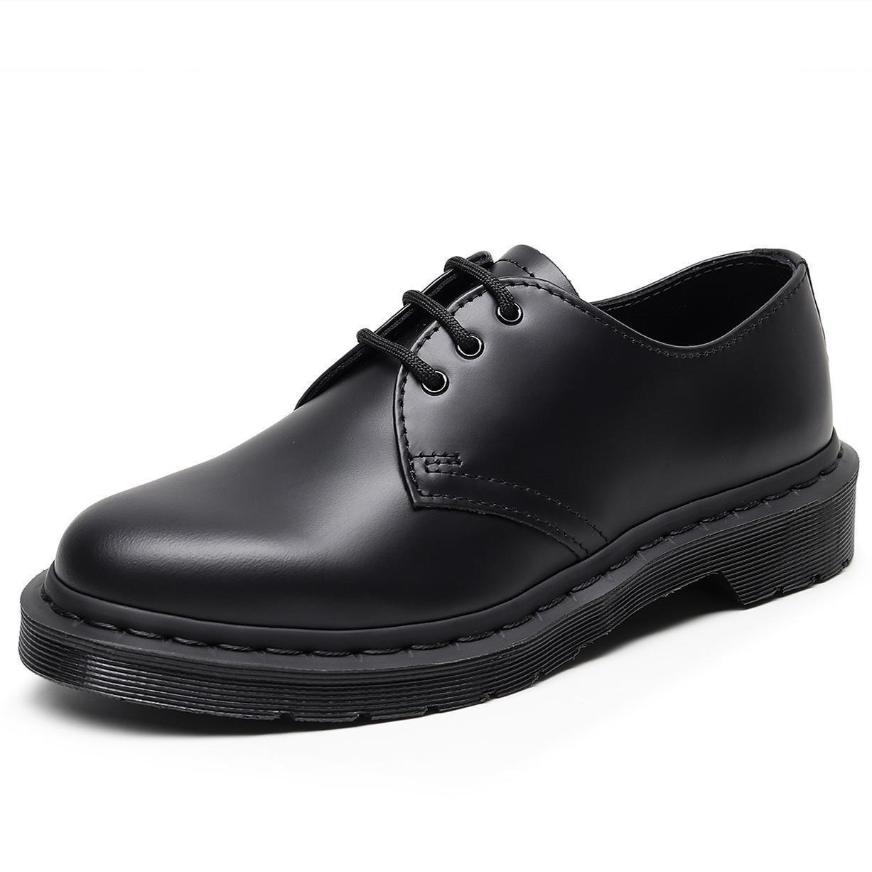 

1 Low-top small leather shoes men s leather large-size short boots round head men s and women s couple casual tooling shoes 48