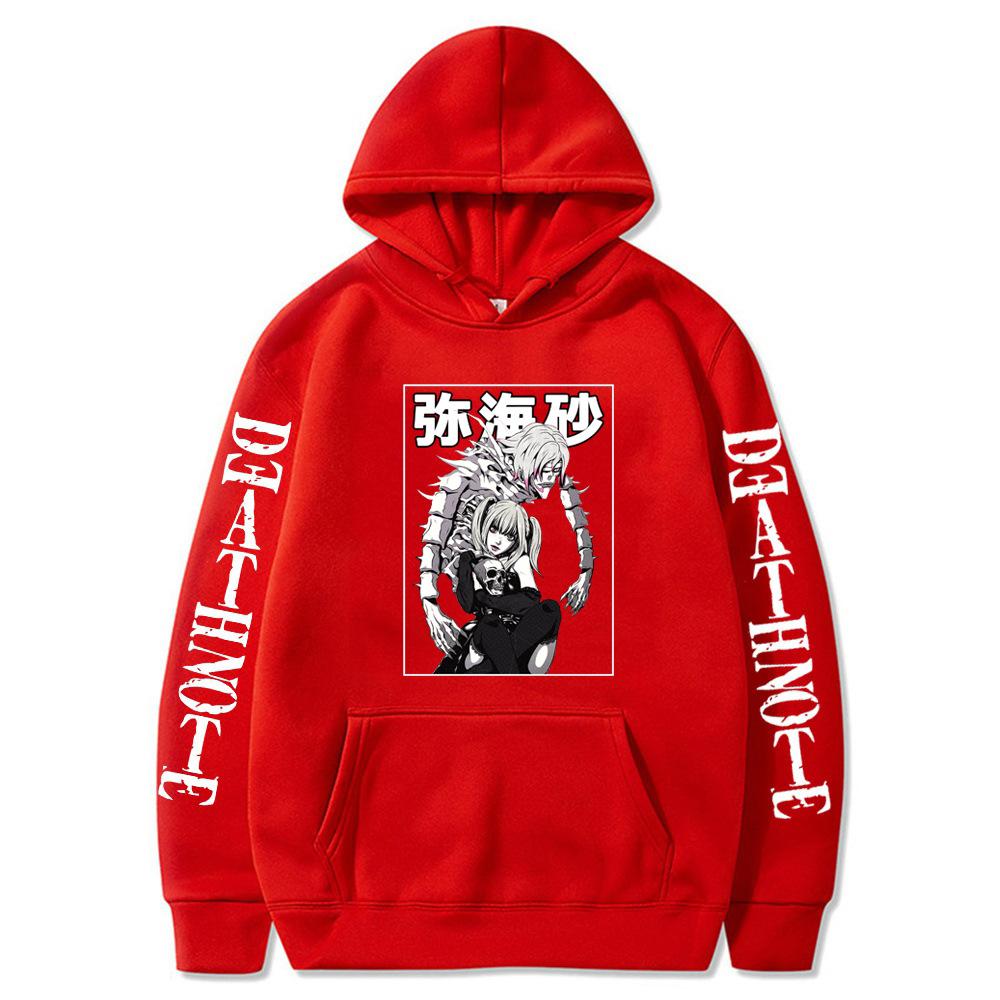 Misa Death Note Japanese Animation Men's Hoodie New Sweatshirt Men Womnen Fashion Pullover Men's Fleece Hoodies