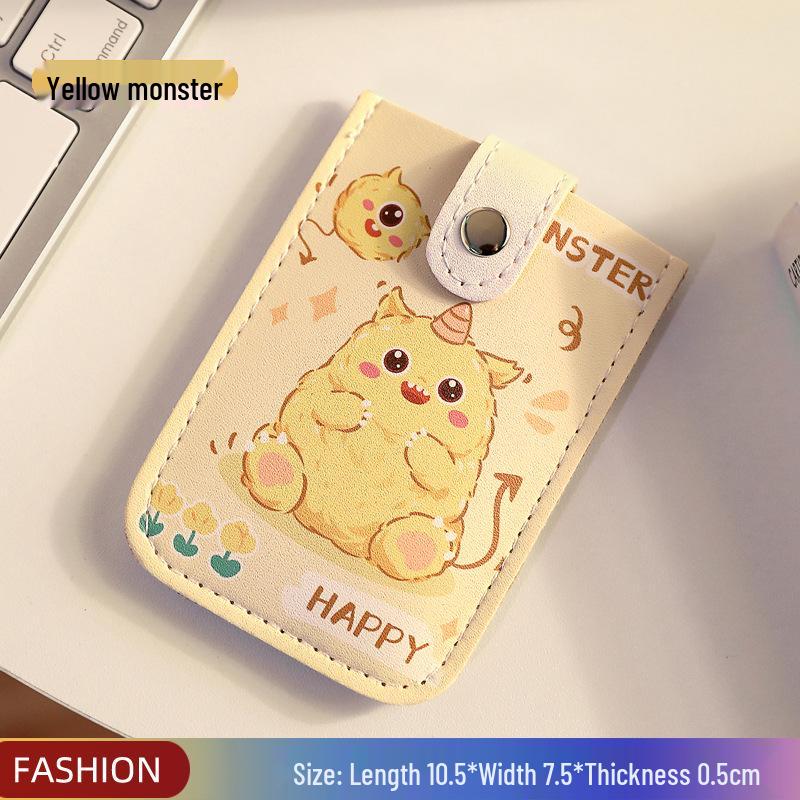 Stylish Multi-Slot Cartoon ID Card Holder - Large Capacity, Slim Design
