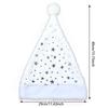 Cute Bronzing Snowflake Imitation Rabbit Fur Christmas Hat Star Plush Hat Adult Children Party Decorations