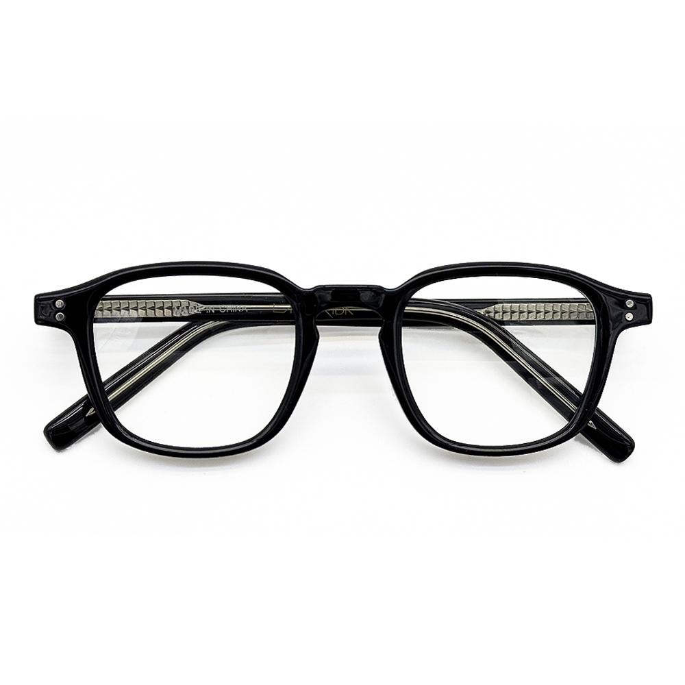 Lapeullolida Newel Black Horn-Rimmed Glasses