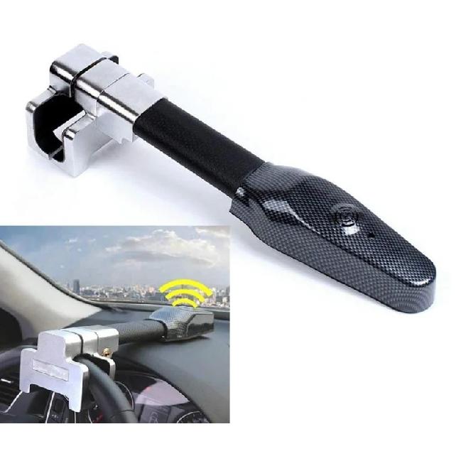 Universal Car Anti Theft Safety Alarm Lock Car Steering Wheel Lock Retractable Security Car Locks Security Anti-Theft Tool