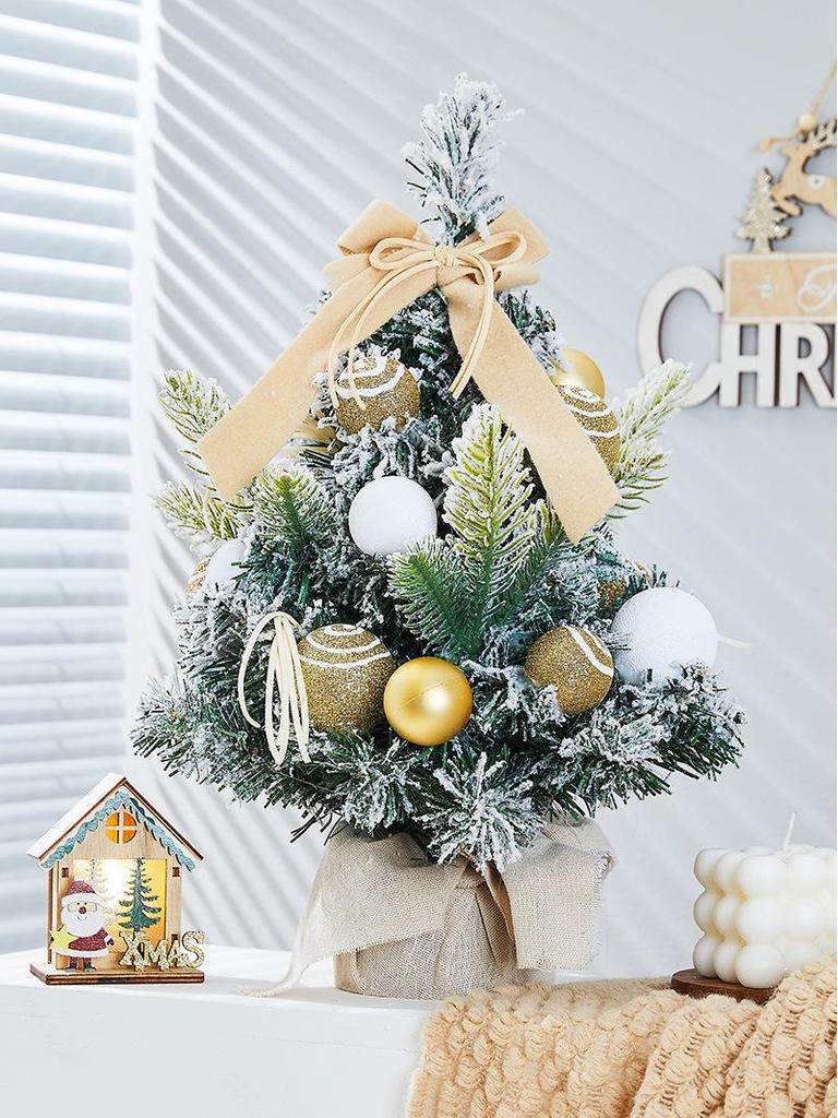 Luminous Mini Christmas Tree Set - Desktop Decoration and Gift