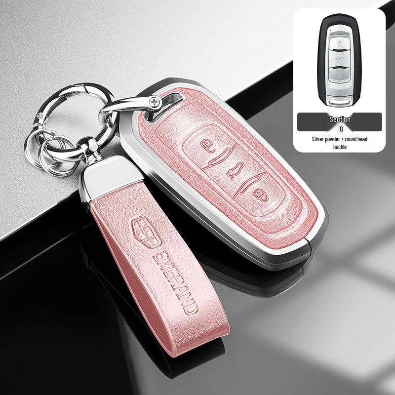 Kompatible Schlüsselhülle für 2016-2021 Geely Boyue, GLGS, Borui und Emgrand Limousinenmodelle