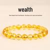 Heart-Moving Yellow Crystal Bracelet: Attracts Wealth, Nobility, and Good Luck - Women's Prosperous Gift