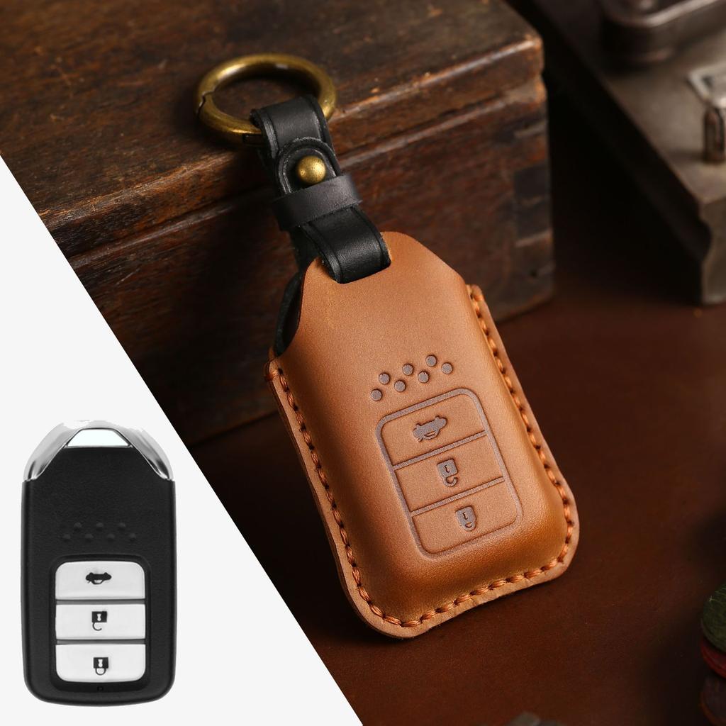 Suitable for Honda key case CRV Lingpai XRV 10th generation Civic Accord Crown Fit leather car key case